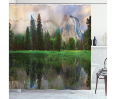 Yosemite Tree Shower Curtain