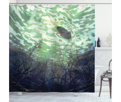 Underwater World Art Shower Curtain