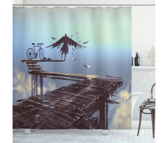 Eagle Birdman Fantasy Shower Curtain