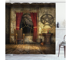 Medieval Room Chamber Shower Curtain