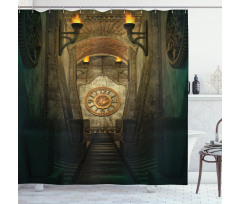 Medieval Secret Passage Shower Curtain