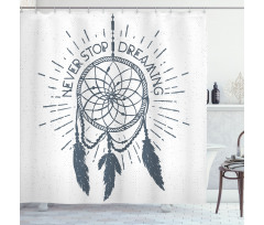 Feather Shower Curtain