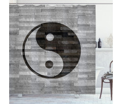 Rustic Modern Style Shower Curtain