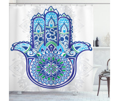 Eastern Floral Shower Curtain