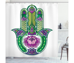 Lotus Flower Shower Curtain