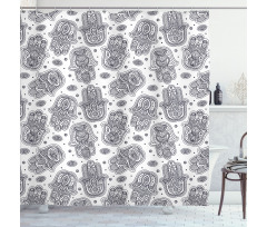 Meditation Yoga Mandala Shower Curtain