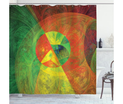 Abstract Surreal Shower Curtain