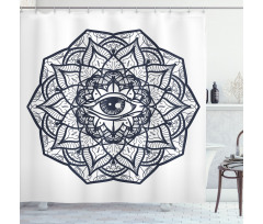 Mandala Tribal Shower Curtain