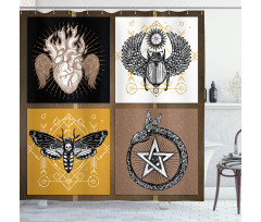 Occult Art Shower Curtain