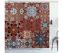 Victorian Mandala Shower Curtain