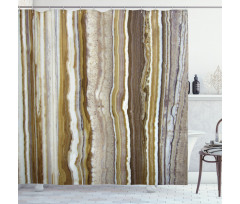 Marble Rock Patterns Shower Curtain