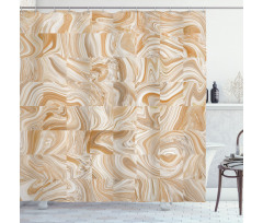 Vintage Marble Effect Shower Curtain