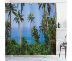 Ocean Jungle Beauty Shower Curtain