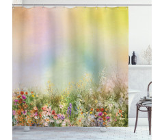 Spring Flower Nature Shower Curtain
