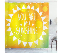 Sun Love Art Shower Curtain