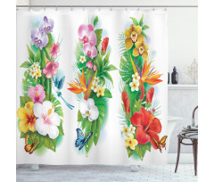 Tropic Christmas Shower Curtain