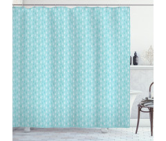 Raindrops Fall Season Art Shower Curtain