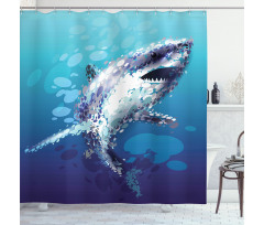 Shark Oceanlife Animal Shower Curtain