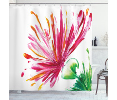 Blooming Petals Shower Curtain