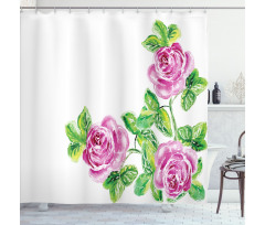 Roses Romance Shower Curtain