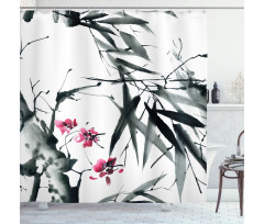 Natural Spring Buds Shower Curtain