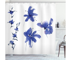 Oriental Art Shower Curtain