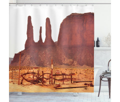 Valley View of Western Shower Curtain