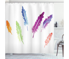 Watercolors Shower Curtain