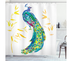Floral Watercolors Art Shower Curtain