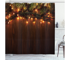 Christmas Theme Shower Curtain