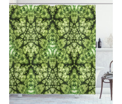 Tie Dye Effect Bohemian Art Shower Curtain