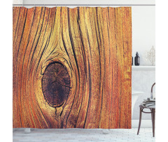 Aged Wooden Texture Shower Curtain