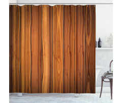 Wooden Planks Image Shower Curtain