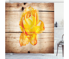 Rose Petals and Flowers Shower Curtain