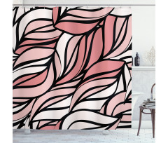Ombre Abstract Pattern Shower Curtain