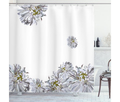 Chamomiles Springtime Shower Curtain