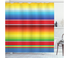 Mexican Pattern Shower Curtain