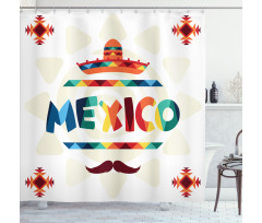 Sombrero Aztec Shower Curtain