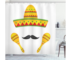 Famous Mexican Shower Curtain