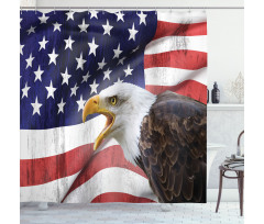 Bald Eagle Shower Curtain