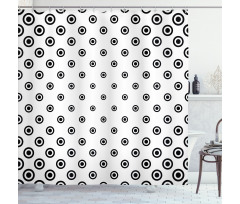 Different Shapes Shower Curtain