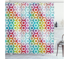 Colorful Stripes Shower Curtain