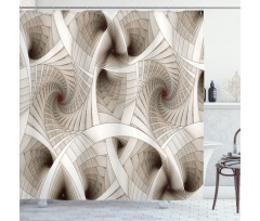 Abstract Digital Style Shower Curtain