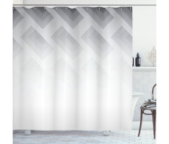 Blur Square Shapes Shower Curtain