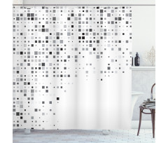 Radiant Rectangle Parallel Shower Curtain