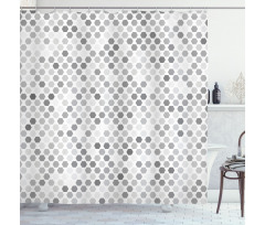 Zig Zag Hexagon Shower Curtain
