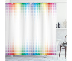 Little Square Mosaic Shower Curtain
