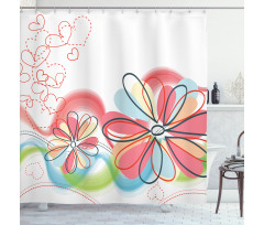 Floral Haze Shower Curtain