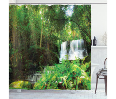 Spring Botanic Forest Shower Curtain