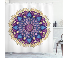 Floral Ornament Nature Shower Curtain